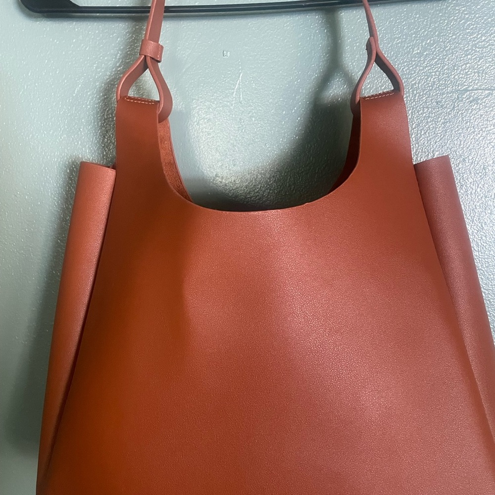 Neiman Marcus Brown Shoulder Purse